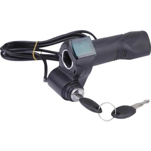 48V 36V 24V 60V HANDLEBAR GRIPS E-BIKE SCOOTER EBIKE KIT power display battery switch voltmeter Digital Battery Voltage Display