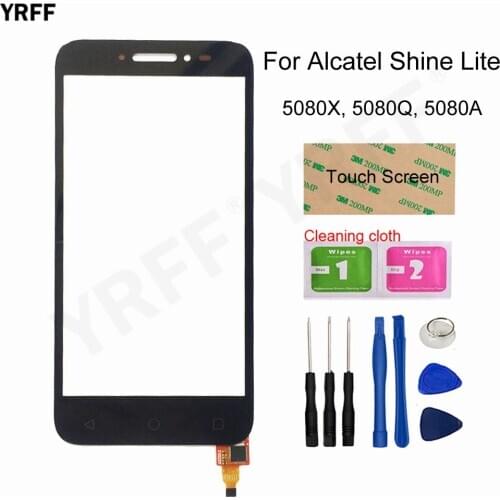 5080 Touch Screen Panel For Alcatel Shine Lite OT5080 5080X 5080Q 5080A Touch Screen Digitizer Sensor Glass Panel