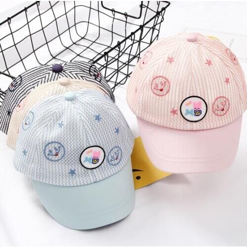 Baby Boy Girl Sun Hat Kids Outdoor Cap Adjustable Sun Hats Boys Girls Sun Beach Peaked Caps Summer Winter Children Sun Hat