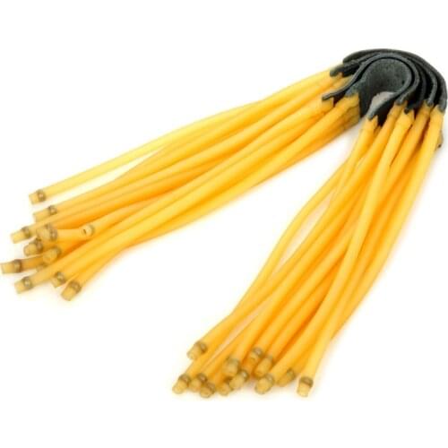 3 Pcs Cards 6 Strands Velocity Elastic Elastica Bungee Rubber Band for Slingshot Catapult Outdoor Hunting Slingshot Accessories