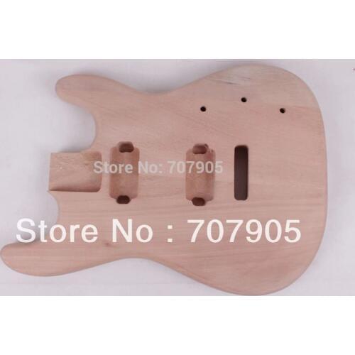 Wholesale - electric guitar body Unfinished Mahogany body Humbuckers hole High quality-Stringed Instruments