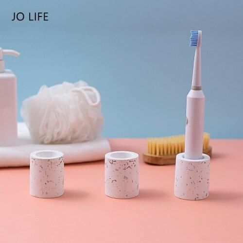 JO LIFE Water Absorbent Electric Toothbrush Stand Bathroom Storage Rack Diatomite Toothbrushes Holder