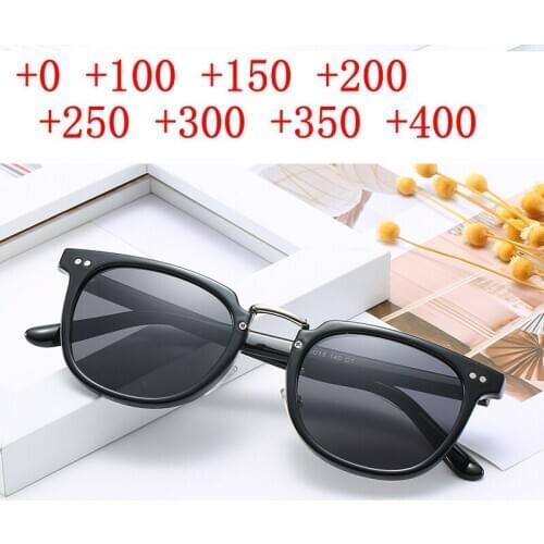 2020 new Cat Reading Glasses With sunglasses For Women Fashion men Presbyopic Protection Magnifying Optical gray Eyeglasses NX