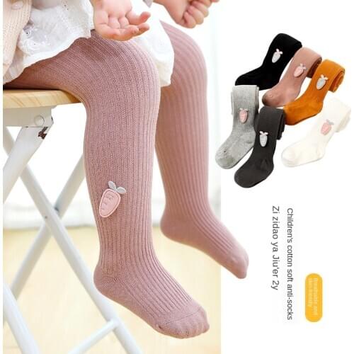 New Cartoon Pattern Childrens Pantyhose Girls' Socks Baby Girls' Bottoming Socks Childrens Pantyhose