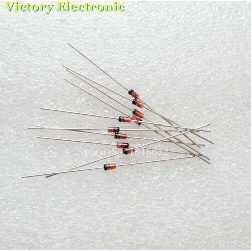New 100PCS/Lot 1n4740 IN4740 1N4740A 4740 DO-41 Zener Diode 1W 10V diode