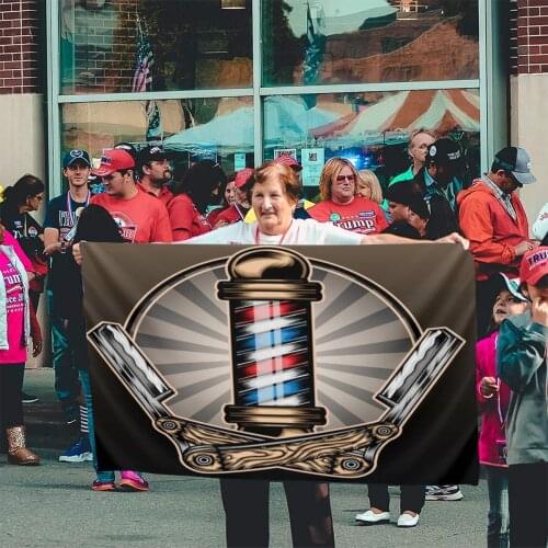 Barber Pole 3 Flag Banner Home Outdoor Gift Party Flag Poles For Flags Battlestar Flaga Lgbt