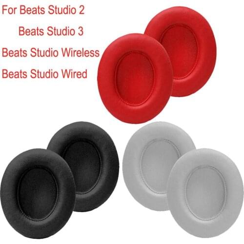Premium Earpad Replacement Cushions for Beats Studio 2 & 3 Wireless & wired ON-EAR Headphones