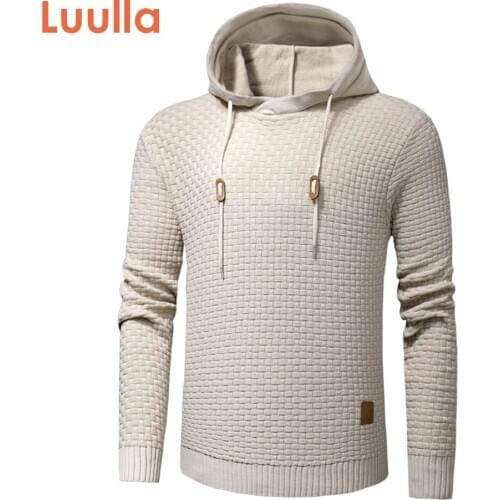 Plus Size 3XL Men Spring New Cotton Warm Knitted Sweater Pullover Men Autum 3D Pattern Casual Hooded Sweater Coat Pull Homme Men