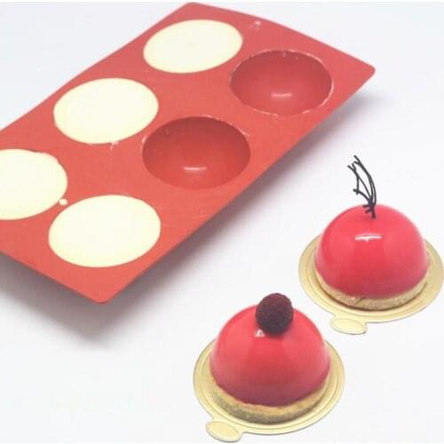 Silicone form ball Mold for Chocolate Baking Round Silicone Cake Pastry Bakeware Form Pudding Mold Candy Mold