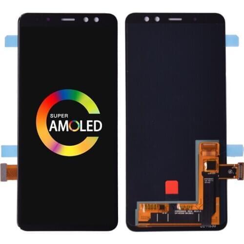 Super Amoled For SAMSUNG GALAXY A8 2018 A530 A530F LCD Display Touch Screen Digitizer Assembly A8 2018 Duos LCD A530F/DS