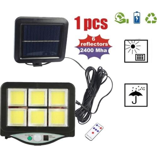 Seperable lED Solar Light Outdoor Solar Lamp Powered Sunlight 3 Modes PIR Motion Sensor for Garden Decor Wall Lamps Street indoo