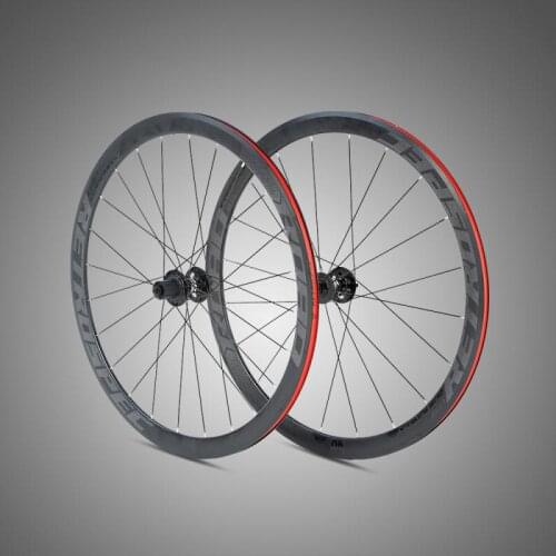 Twitter Road Bike Wheelset RS-ON Aluminum Alloy Wheels 700c Disc Brake 40mm Quick-release Thru-axle converted wheel Clincher