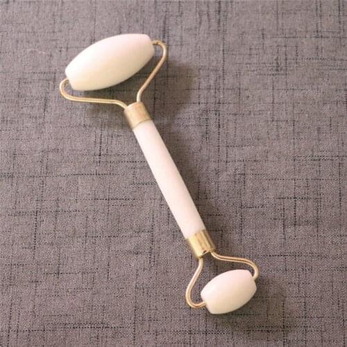 Face Roller Facial Massager Double-Head Jade Massage Roller Eyes Fade Wrinkles Firming Lifting Beauty Tool For Women