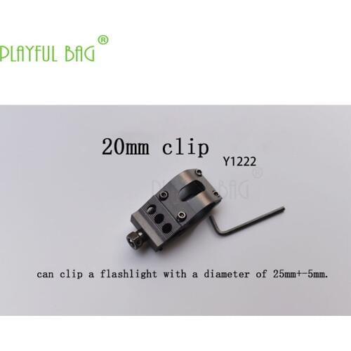 Outdoors CSJinming 8 generation water bomb fittings defense line bd556SDHK416 electric torch clamp neck crooked clip M56