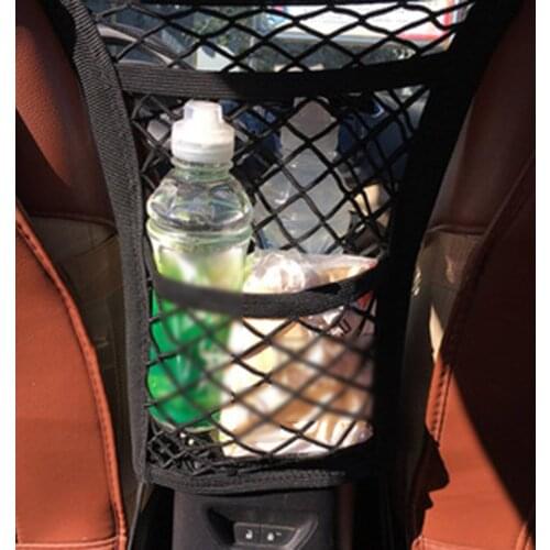 Car Tidy Cargo Rear Trunk Seat Storage Organizer Pocket Elastic Mesh Net Bag Hot