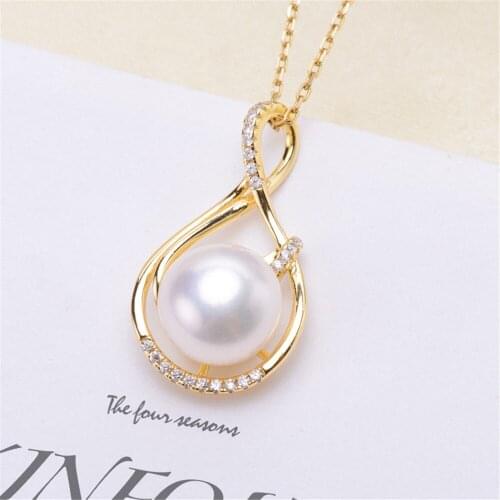 S925 Sterling Silver Screw Eye Pin Bail Top Drilled Beads End Cap For DIY Pearl Charm Pendant Connectors Jewelry Making