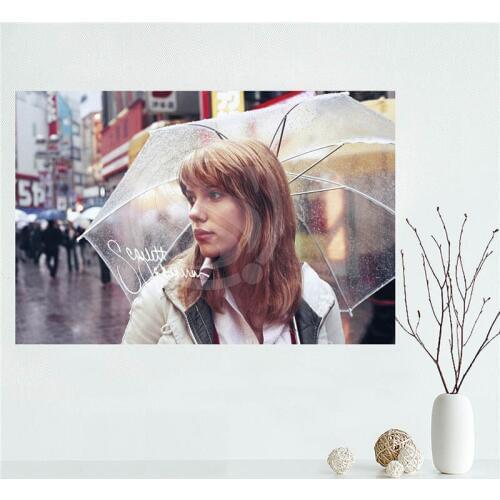 Y530L45 Custom Scarlett Johansson Canvas Painting Wall Silk Poster cloth print DIY Fabric Poster F#41