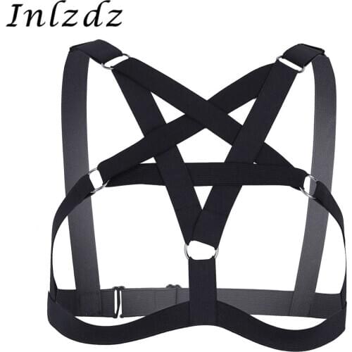 Womens Erotic Lingerie Bra Criss Cross Lingerie Elastic Strappy Hollow Out Hot Sexy Cupless Cage Bra Upper Body Chest Belt