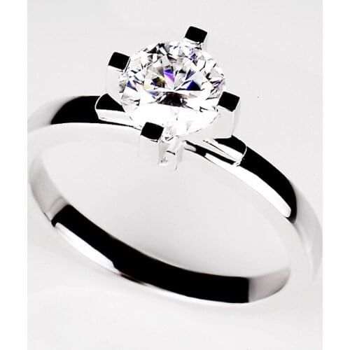 Original Design 925 Sterling Silver Womens Rings Diamond Jewelry Luxury Engagement Wedding Anniversary Elegant Delicate Lovely