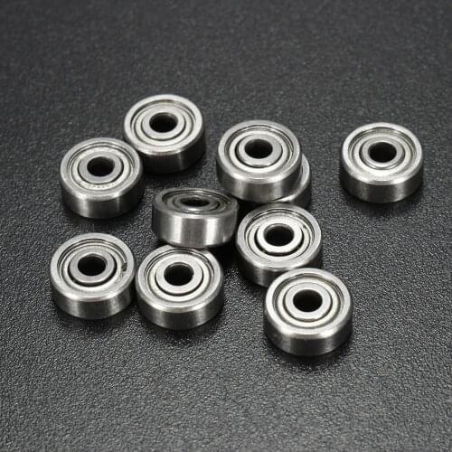 10Pcs/Set 693ZZ Miniature Ball Bearings 2 Types 3*8*4mm Small Double Shielded Miniature Metal Steel Roller Bearing Kit