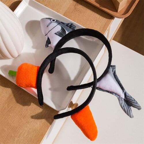 2Models, Carrot Plush Toy - Animal Fish Plush TOY DOLL ; Head Decoration Plush Stuffed TOY