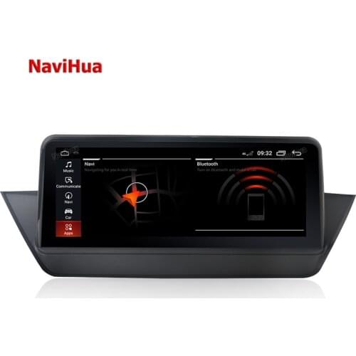 Navihua 10.25 inch touch screen Android 9.0 car dvd player stereo auto gps navigation multimedia system For BMW X1 E84 2009-2015