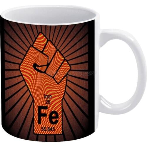 Ferrum Fist White Mug Coffee Mug Afternoon Tea Christmas Cups Ceramic Mug 330ml for Coffee Iron Fist Netflix Tv Superhero