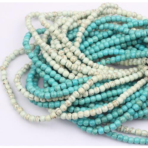 4mm Natural Stone Beads Round Loose Beads About 96pcs For DIY Jewelry Making Finding Accessories