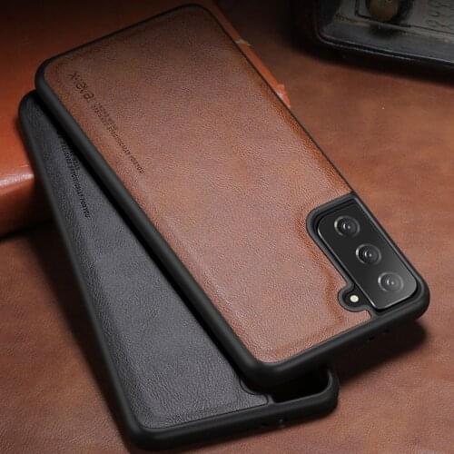 X-level Pu Leather Case For Samsung Galaxy S21 Fe Original Soft Silicone Edge Back Phone Cover For Samsung A72 A52 A42 A32 5g