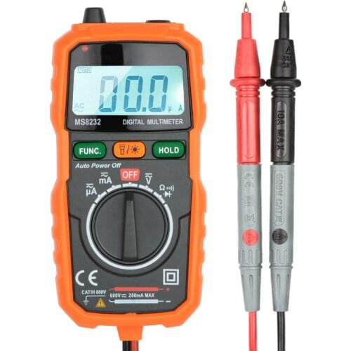 Digital Multimeter AC/DC Transistor Tester Electrical NCV Test Meter Profesional Analog Auto Range Multimetro Multitester Buzzer