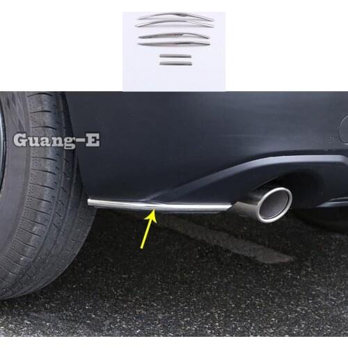 For Mazda CX-30 CX30 2020 2021 Car Styling Front + back rear Side Bumper Corner Trim Frame Sticker Anti-rub Cover 6pcs