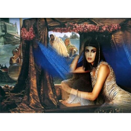 Egyptian beauty Diamond Embroidery Handmade Full Square/Round 5d Diy Diamond Painting Mosaic Picture of Rhinestones Home Decor