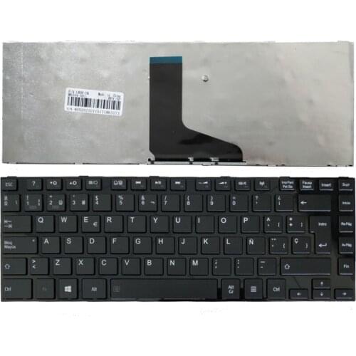 Spanish Keyboard for TOSHIBA SATELLITE L800 L800D L805 L830 L835 L840 L845 P840 P845 C800 C840 C845 M800 M805 SP Black