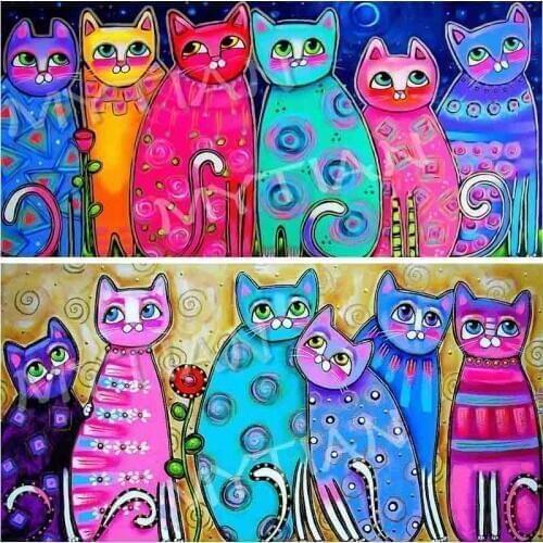 MYTIAN Pictures Of Cats By Numbers