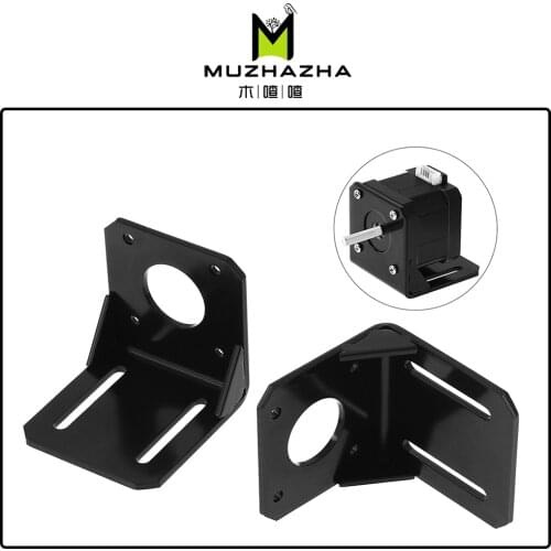 NEMA 17 Steppr Motor Accessories Bracket Support Mounting L Type Bracket Mount 42 Stepping Stepper Motor Nema17 Motor Holder