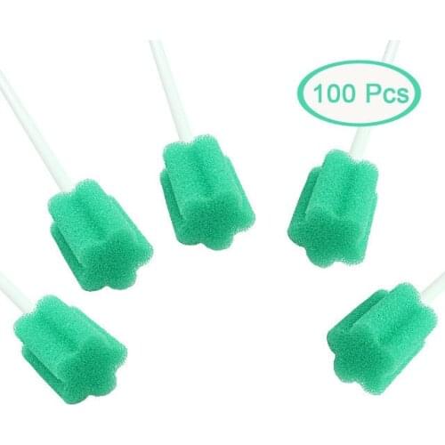 Disposable Oral Swab Indiviually Wrapped-Quincunx Green-150 counts