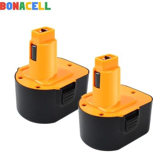 Bonacell 2000mAh Ni-MH DC9071 Rechargeable Battery for Dewalt DW9072 DW9071 DC9071 DE9037 DE9071 DE9072 DE9074 DE9075 152250-27