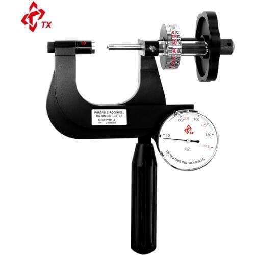 Brand TX PHBR-2 Portable Brinell Rockwell Hardness Tester durometer for thin small long irregular metal parts Open sieze 50*50mm