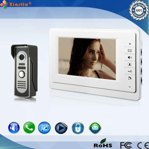 Easy Installation Flat Door Intercom Video Door Phone Intercom System