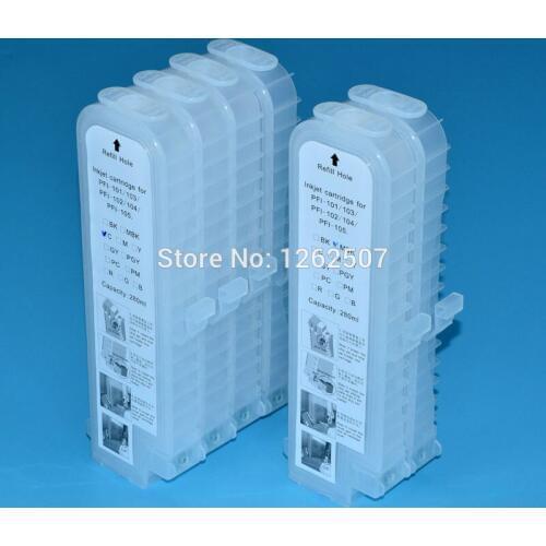 Cheapest 6 colors Refillable Replace Ink Cartridge For Canon iPF 510 Printer