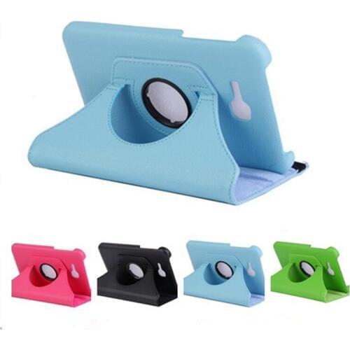 360 Rotating PU Leather Stand Case Cover For Samsung Galaxy Tab3 7.0 Lite T110 T111 Tablet case For Samsung T113 T116