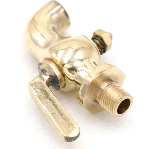 1/8" BSP Male Brass Antique Vintage Handle Faucet Water Tap Petcock Water Boiler Insulation Barrel Tea-furnace 0-80 Celius