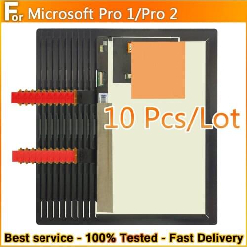 10PCS Original For Microsoft Surface Pro1 1514 Pro2 1601 LCD Display Touch Screen Digitizer LCD Display Replacement