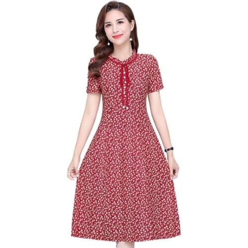 2021 summer new women stretch mesh over the knee print dress woman floral dress 5 colors plus size L-5XL