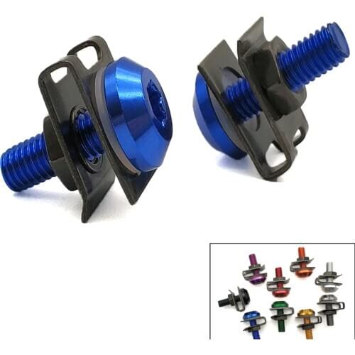 Aluminium Motorcycle 6mm Fairing Bolts Fastener Clips Screw Spring Nuts For Suzuki gsf 1250 650 gsxr 1000 1100 400 600 750