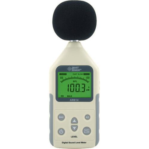 Digital Sound Level Meter AR814 Measuring Range 30~130dB Noise Level Meter Tester Decibel Meter