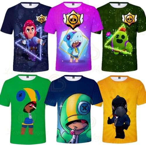 Kids T shirt Leon T Shirt Boy Girl 3D Print Casual Shirt 2020 New Anime Carton Star Tshirt Tops T-shirt