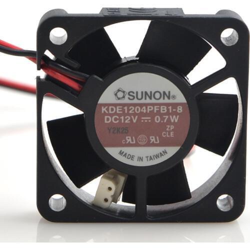 FOR Sunonkde 1204pfb1-812v 0.7w4cm 4010 2-wire ball mute cooling fan