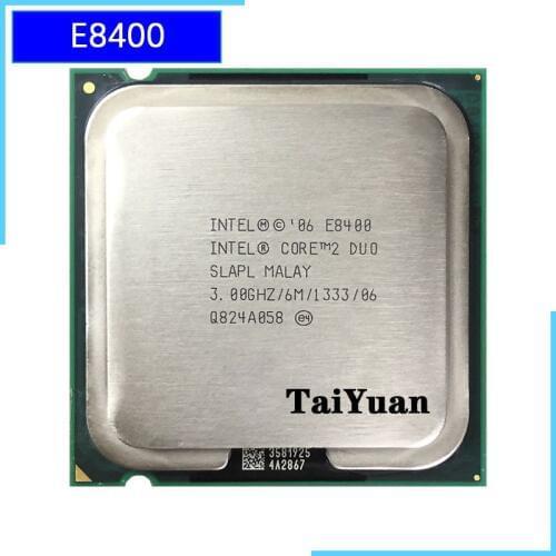 Intel Core 2 Duo E8400 3.0 GHz Dual-Core CPU Processor 6M 65W 1333 LGA 775