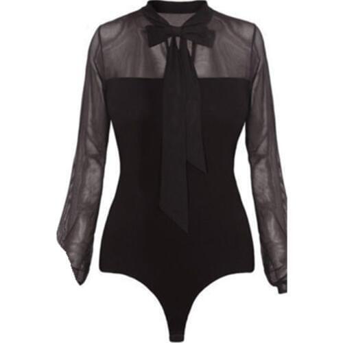 Hirigin 2018 Blusas bodysuit Body Shirt Women Autumn jumpsuit Blusa Tops Long Sleeve Shirts Feminino Bodysuit Formal Clothing